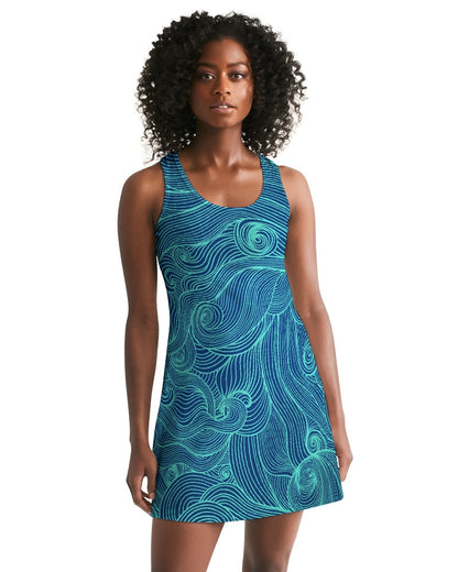 Women's Tidal Times Fun and Flirty Racerback Dress