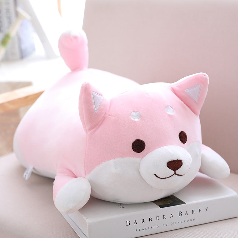 36/55 Cute Fat Shiba Inu Dog Plush Toy Stuffed Soft Kawaii Animal Cartoon Pillow Lovely for Kids Baby Children Good Quality