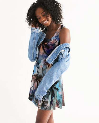 Women's Ancient City Fun and Flirty Casual Racerback Dress