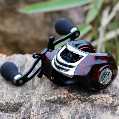 Sougayilang Baitcasting Reel Casting Reel 17+1BB Right /Left Handle Gear 7.2:1 Fishing Reel Wheel Fishing Tackle 12KG Max Drag