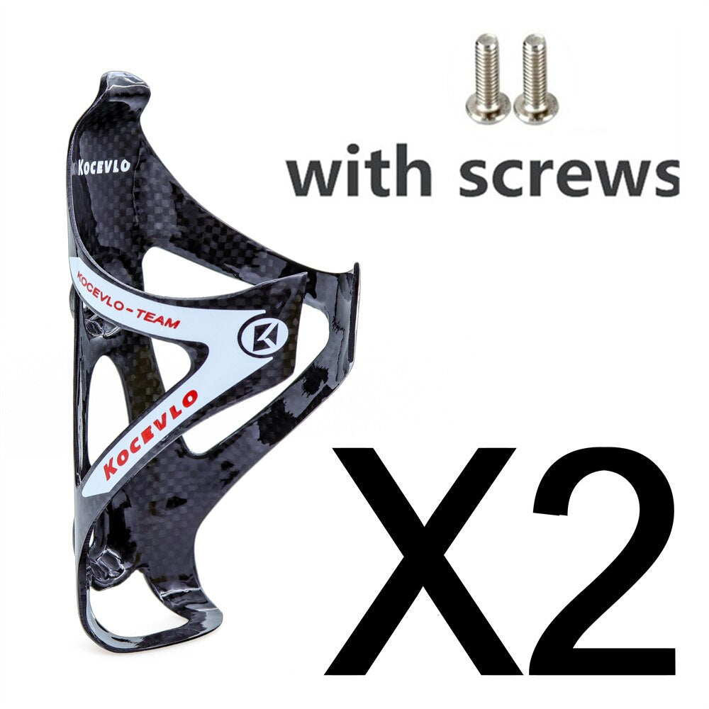 KOCEVLO Full Carbon Fiber Bicycle Ultralig Water Bottle Cage MTB Road Bike Bottle Holder Ultra Light Cycle Equipment Matte/Light