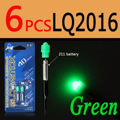 ICERIO 6PCS Electronic Light Sticks Night Fishing Float Rod Light Water Proof Fish Gathering Glow Lamp Lights Luminous Sticks