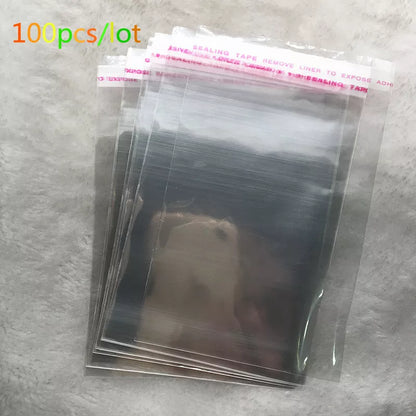 4x6-14x14cm Various Models Resealable Poly Bag Transparent Opp Plastic Bags Self Adhesive Seal Jewellery Making Bag..