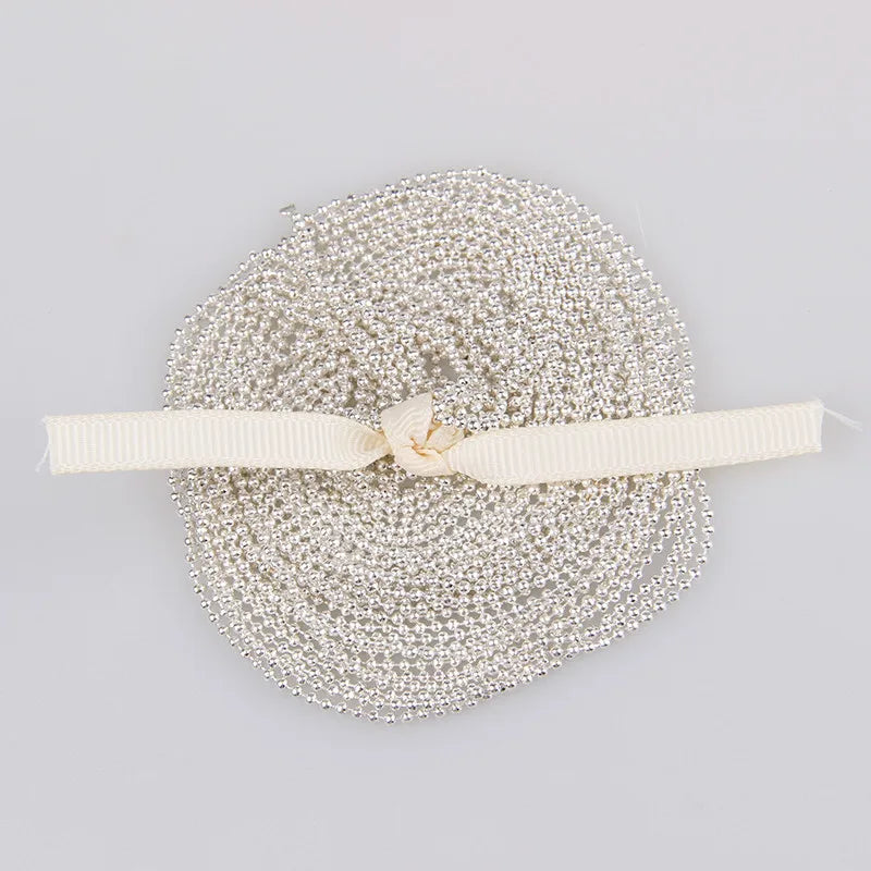 5m/Lot 1.5mm Metal Ball Bead Chains 7Colors Ketting Kettingen Bulk  Bulk Iron Chains for DIY  Jewelry Accessories