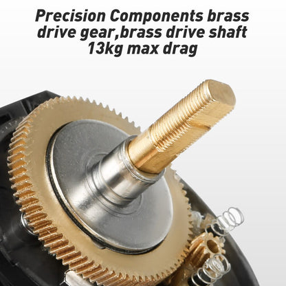 JOHNCOO Fishing Reel MT200 Bait Casting Reel Big Game 13kg Max Drag Jigging Fishing Reel 11+1 BB 7.1:1 Baitcasting Reel
