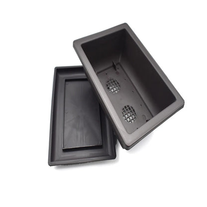 Imitation Tray for Imitation Plastic Rectangle Flower Pots Tray Suitable S & M & L Imitation Purple Sand Balcony Flower Pots 1p
