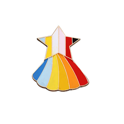9 Style LGBT Design Rainbow Creative Heart Yeh Finger Pin Brooch Metal Pins Badge Denim Enamel Lapel Jewelry Women
