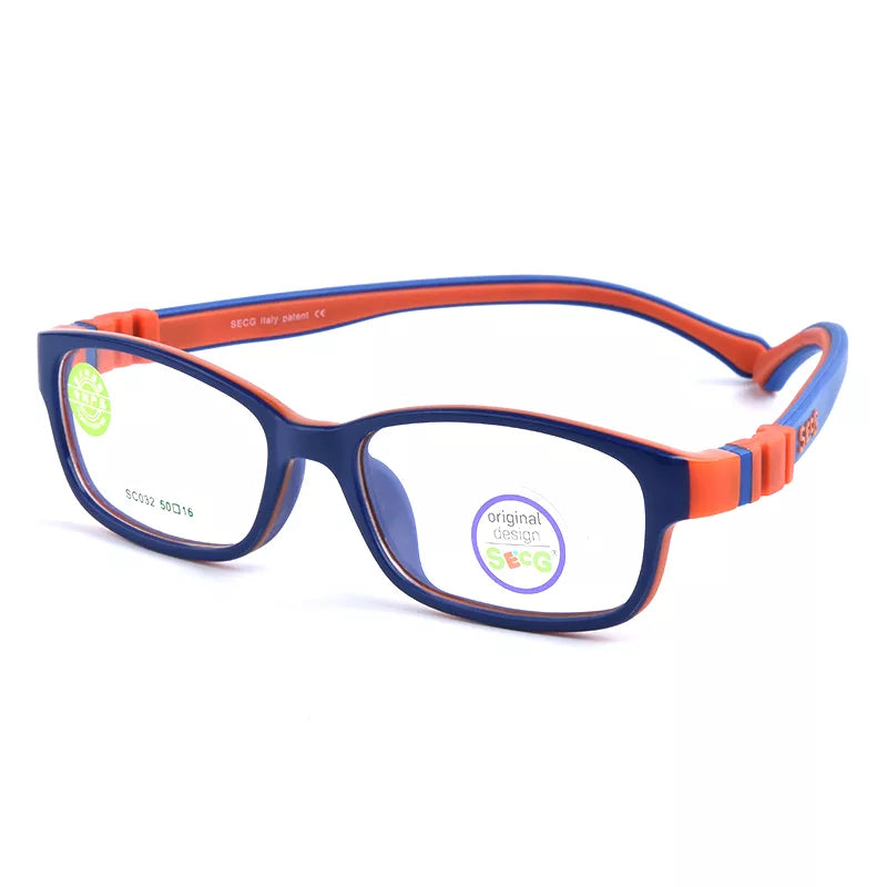 SECG Ultralight Flexible Soft Kids Frame Children Optical Spectacle Frame Glasses for Sight Eyeglass Lunettes De Vue Enfant
