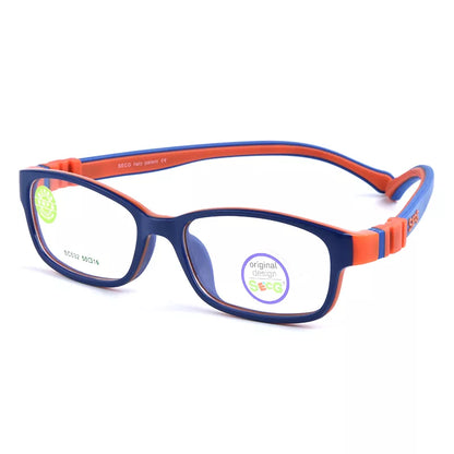 SECG Ultralight Flexible Soft Kids Frame Children Optical Spectacle Frame Glasses for Sight Eyeglass Lunettes De Vue Enfant
