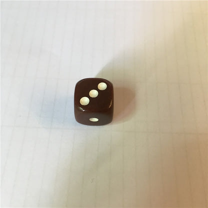 10Pcs High Quality 16mm Multi Color Six Sided Spot D6 Playing Games Opaque Point Dice for Bar Pub Club Party Board Game