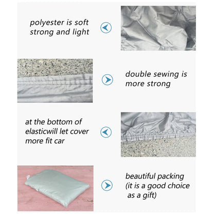 Kayme Full Car Covers Dustproof Outdoor Indoor UV Snow Resistant Sun Protection Polyester Cover Universal for Suv Toyota BMW Vw