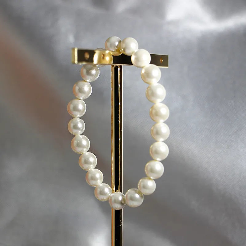 Quality Shell Pearl Bracelet Elastic or Chain Customizable Women's Bracelets of Various Sizes