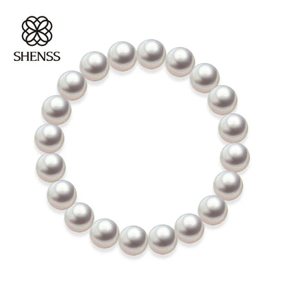 Quality Shell Pearl Bracelet Elastic or Chain Customizable Women's Bracelets of Various Sizes
