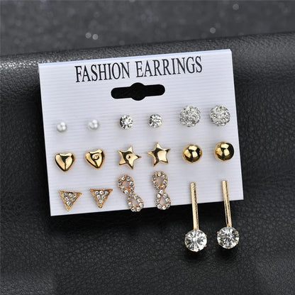 Modyle 2021 New Fashion White Simulated Pearl Stud Earrings for Women Jewelry Accessories