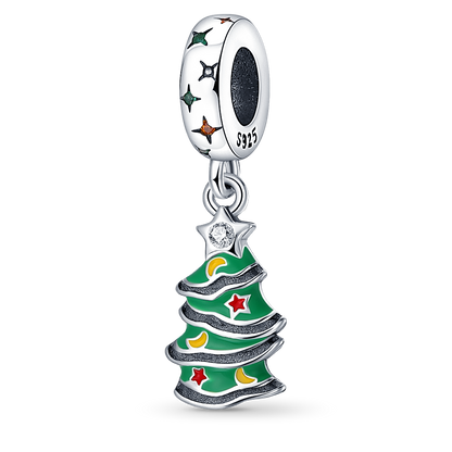 Christmas Plata De Ley 925 New in Red Socks Santa Charm Christmas Tree Beads for Pandora 925 Bracelet Necklace Christmas Jewelry