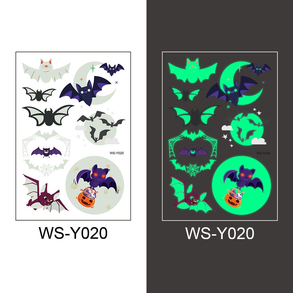 Horror Party Supplies Halloween Window Decoration Halloween Door Wall Decoration Sticker Scary Witch Halloween Home Decor