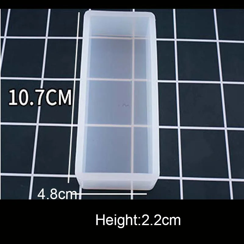 1PC Cube Cuboid Pendant DIY Necklace Jewelry Mold Pendants Crystal Scale Jewelry Resin Molds for Jewelry Making Tool
