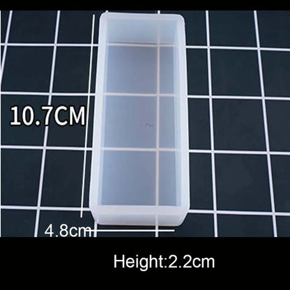 1PC Cube Cuboid Pendant DIY Necklace Jewelry Mold Pendants Crystal Scale Jewelry Resin Molds for Jewelry Making Tool