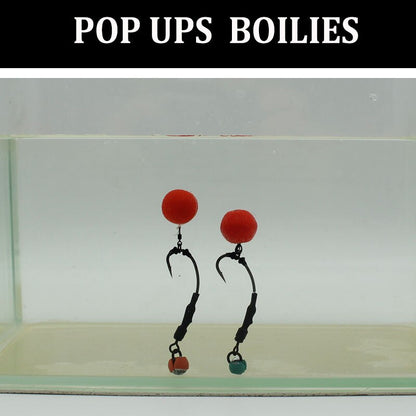 12/15pcs Carp Fishing Accessories Foam Boilies for Zig Rig Hair Chod Ronnie Rig Pop UP Boilies for Carp Fishing Tackle Equipment