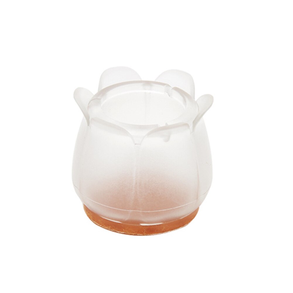 10pcs/Set Transparent Silicone Rectangle Square Round Chair Leg Caps Feet Pads Furniture Table Feets Wood Floor Protect Supplies