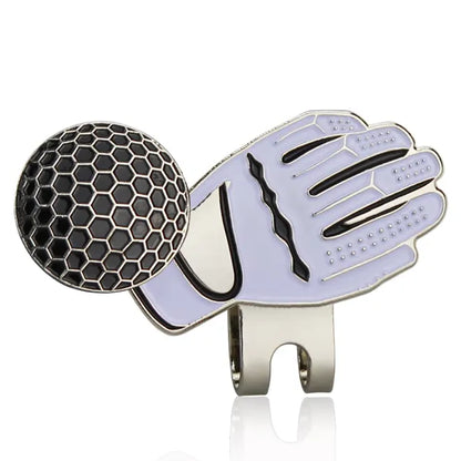 Golf Ball Mark With Golf Hat Clip Magnetic Alloy Birdie One Putt Eagle Tiger Cap Glove Design Golf Marker Men Women Drop Ship