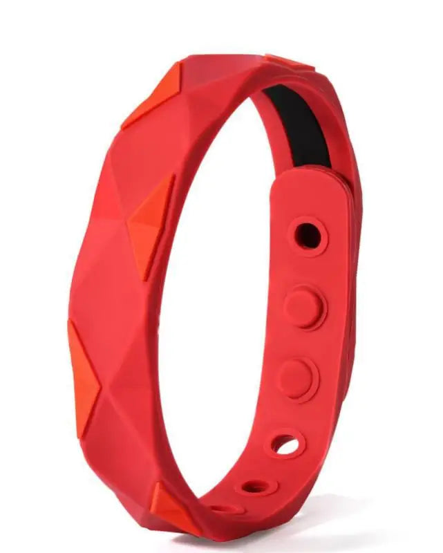 4 Colors Simple Environmental Protection Anion Silicone Bracelet Men  Women Fashion Basketball Sports Wristband Couple Bracelets