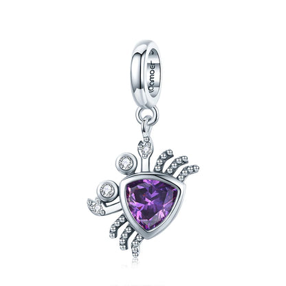 WOSTU 925 Sterling Silver Bee Dreamcatcher Wings Bead Charm Pendant Fit Original Bracelet Bangle Women DIY Fine Jewelry