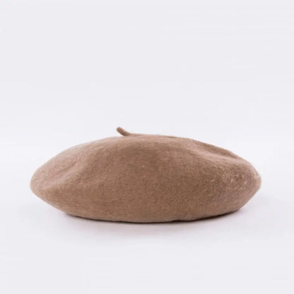 COKK Wool Beret Female Winter Hats for Women Flat Cap Knitted Hats Lady Girl Berets Hat Female Boina Bonnet Painter Hat Cap Hot