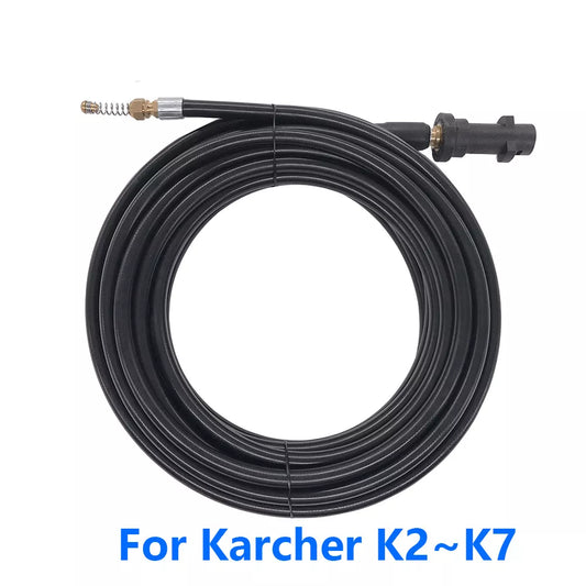 6m 10m 15m 20 Meters X 2320psi/ 160bar Sewer Drain Water Cleaning Hose for Karcher K1 K2 K3 K4 K5 K6 K7 High Pressure Washer