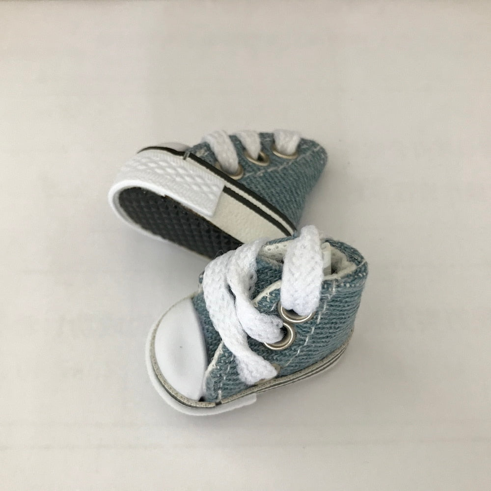 1 Pair 3.5cm Doll Shoes for Blyth Licca Jb Doll Mini Shoes for Russian Doll Sneakers Shoes for 1/12 BJD Doll Doll Accessories