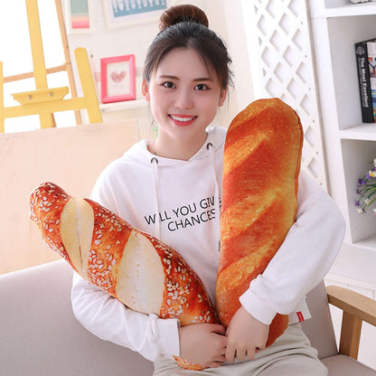Creative Simulational Plush Bread Burger Shape Pillow Funny Food Nap Pillow and Cushion Kids Toy Birthday
