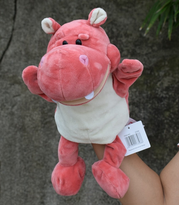 Animal Glove Puppets Adults Hand Living Puppet Dog Theater Doll Toys Plushies Story Talking Muppet Show Muppets Family Toy