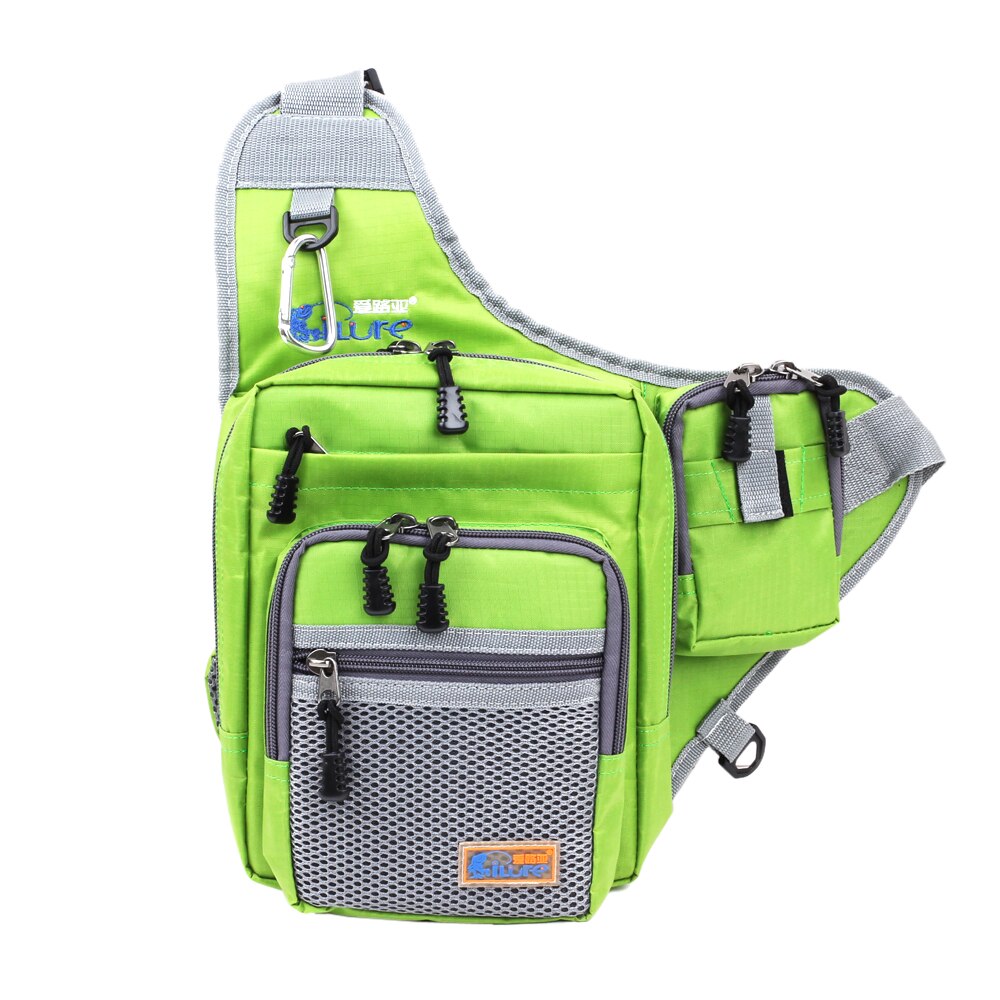 Ilure Waterproof Fishing Bag Multifunction Men Canvas Carp Fishing Reel Lure Bag 32*39*12CM Fishing Reel Lure Waist Tackle Bag