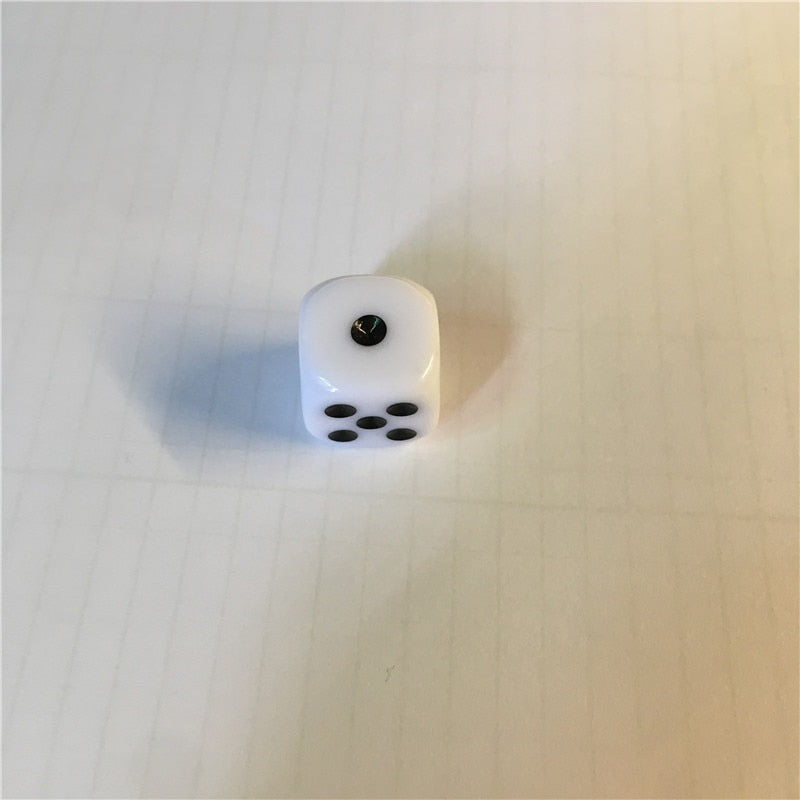 10Pcs High Quality 16mm Multi Color Six Sided Spot D6 Playing Games Opaque Point Dice for Bar Pub Club Party Board Game