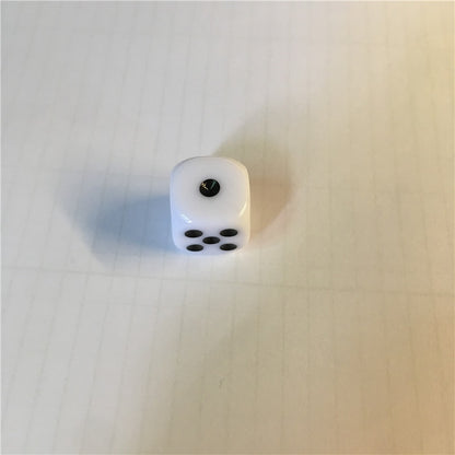 10Pcs High Quality 16mm Multi Color Six Sided Spot D6 Playing Games Opaque Point Dice for Bar Pub Club Party Board Game