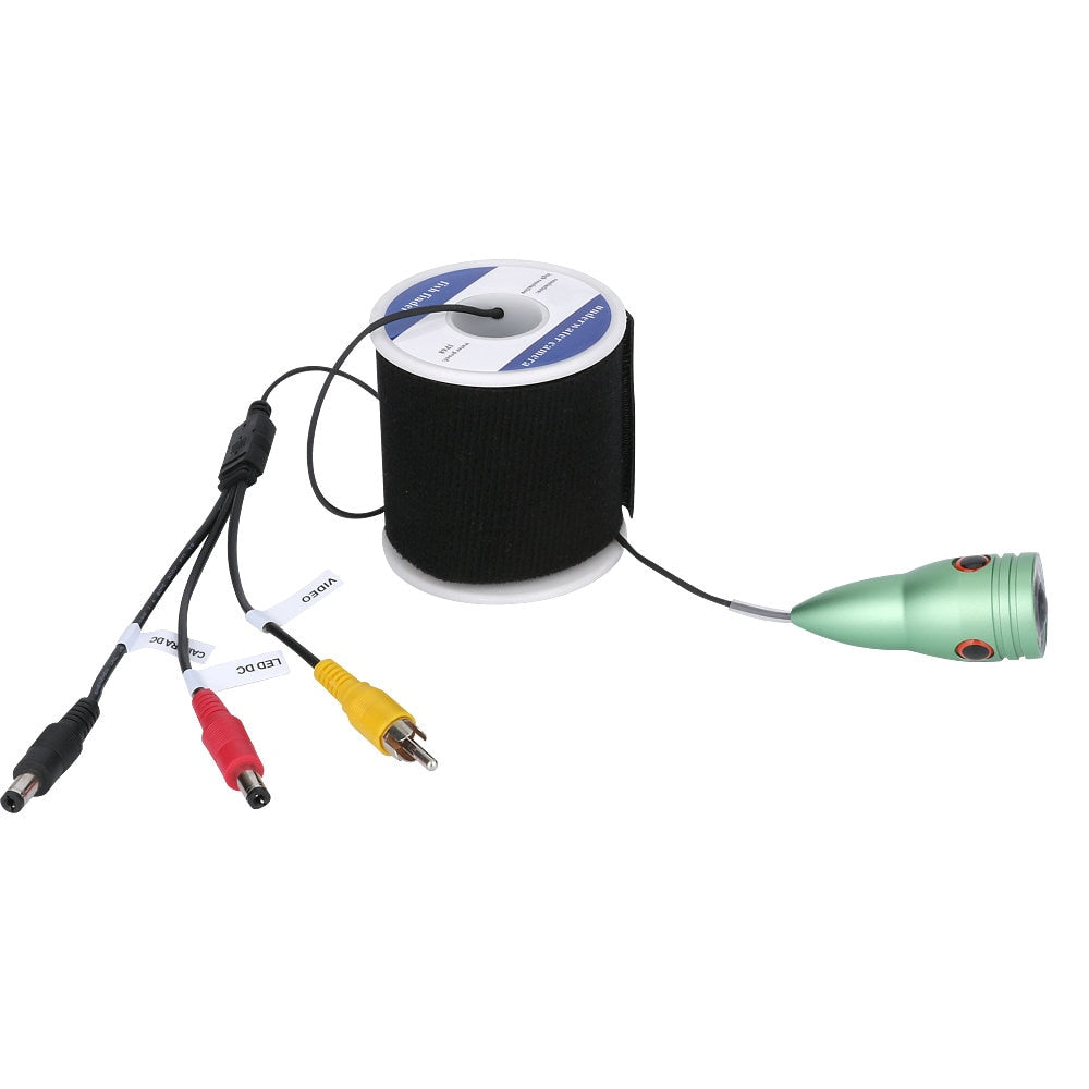 GAMWATER 1000tvl Underwater Fishing Cable+ Camera With 6PCS 1W LED  Infrared Lamp Lights