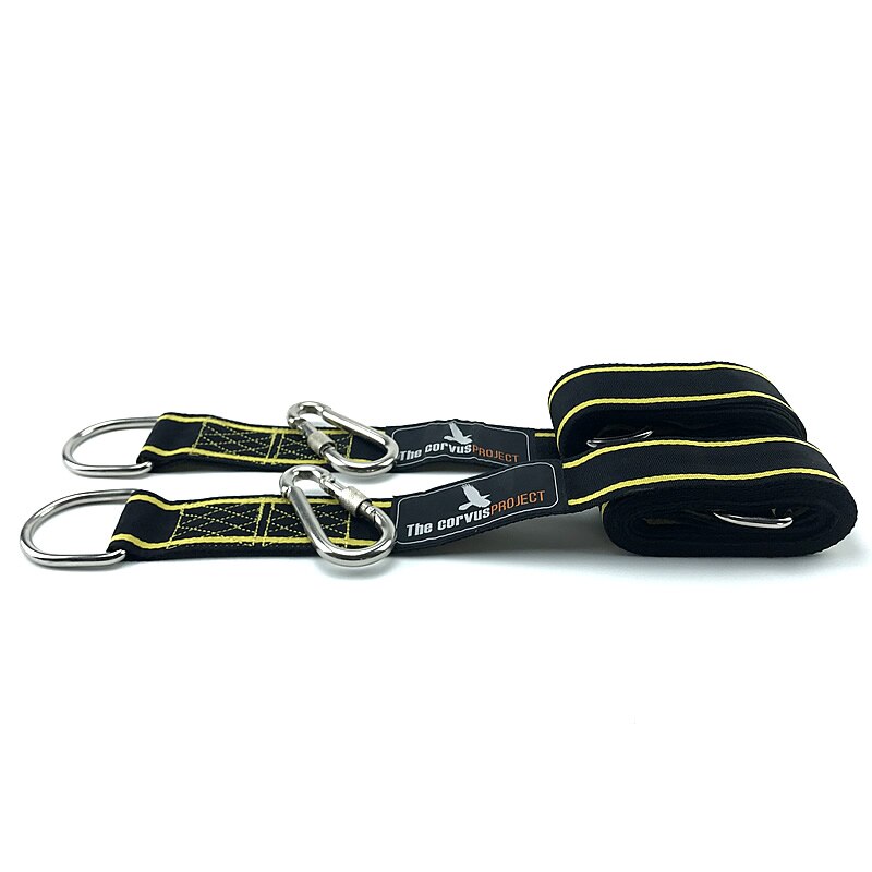 Tree Swing Hanging Kit With Tree Protectors and Protective Sleeves. Two 10ft Long Straps Holds 2500 Lbs