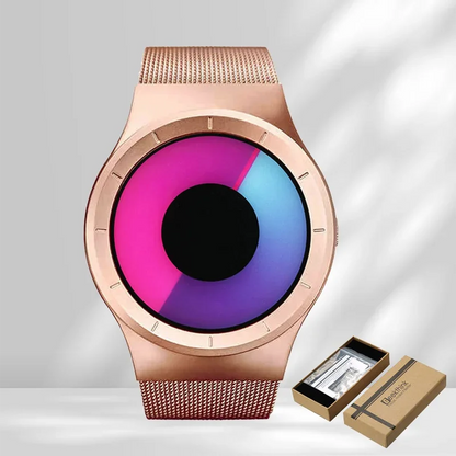 Creative Quartz Watches Men Top FASHION Brand Casual Stainless Steel Mesh Band Unisex Watch Clock Male Female Gentleman