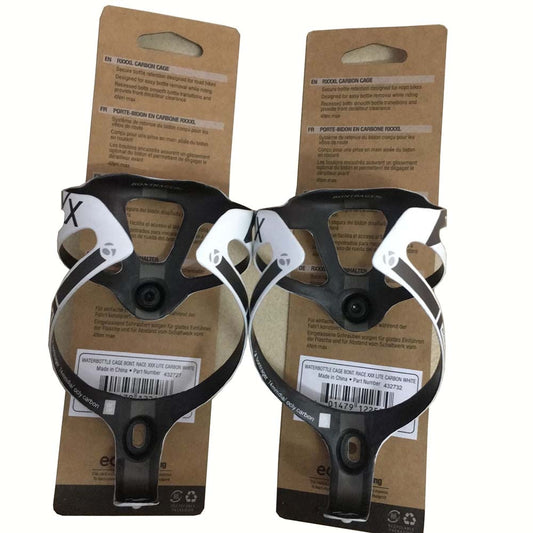 2 PCS Full Carbon Fibre Bottle Cage Bottle Holder Bicycle Accessories With Package Matte Finish 2 Colors