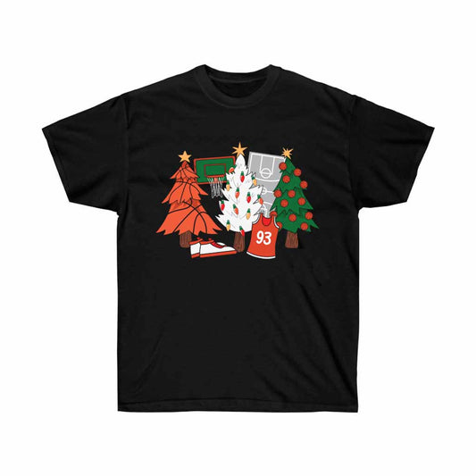 Basketball Christmas Tree Tshirt