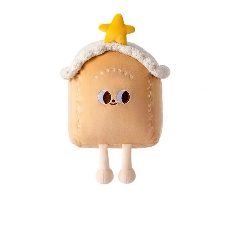 Merry Christmas Decorative Throw Pillows Xmas Tree Reindeer Gnome Soft 3D Shaped Cushion Cute Stuffed Cartoon Doll Plush Toy