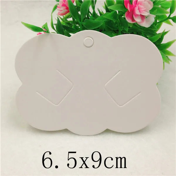100pcs Multi-Style Hair Clip Cards Hair Accessories Jewelry Display Card Fashion Hair Clip Packaging Vintage Classic Card