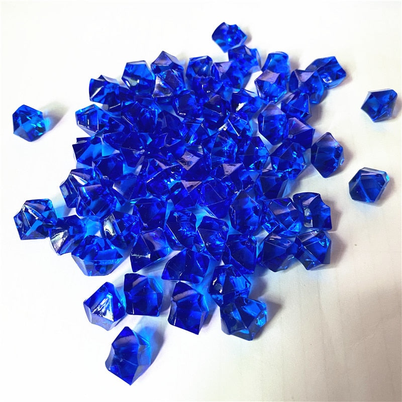 50PCS 14*11mm Acrylic Transparent Pawn Irregular Diamond Stone Chessman Game Pieces for Board Games Accessories 22 Colors