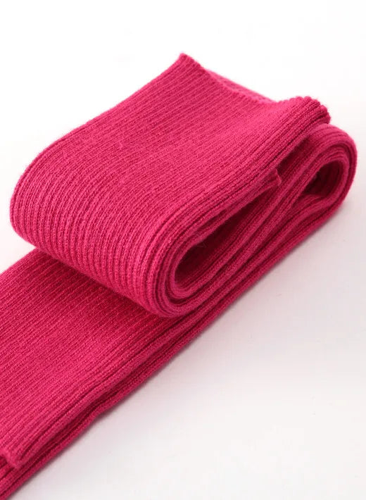 Sparsil Women Winter Arm Warmers Cashmere Fingerless Long Gloves Solid Warm Mittens Elbow Thread Knitted Sleeves 50cm Glove