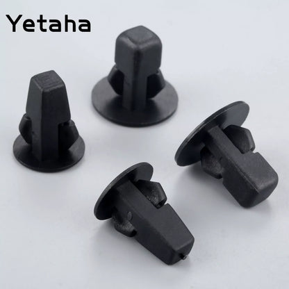 Yetaha 50 Pcs Car Fastener Clips Bumper Inner Fender Rivets Push Door Trim Cover Front Rear Wheel Clip for Toyota Honda Ford