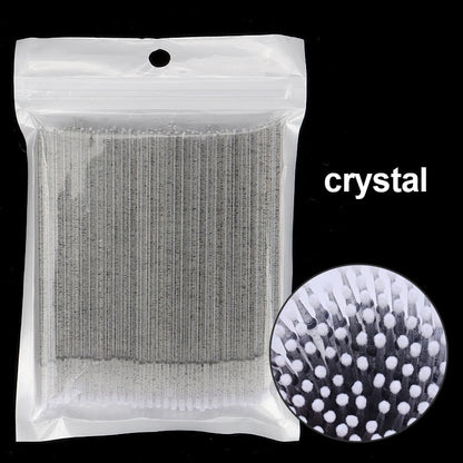 Kekelala 100pcs/Bottle Eyelash Extension Cleaning Swabs Lash Lift Glue Remover Applicators Microblade Makeup Micro Brushes Tool