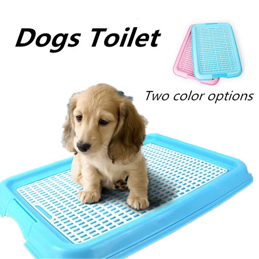 Reusable Puppy Dog Training Mesh Toilet Cat Dog Tray Pet Plastic Toilet Box Non-Slip Indoor Litter Box for Small Medium Dogs