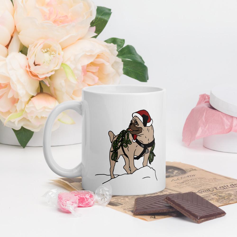Vinny the Pug Christmas Mug #3