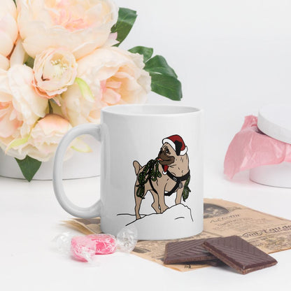 Vinny the Pug Christmas Mug #3