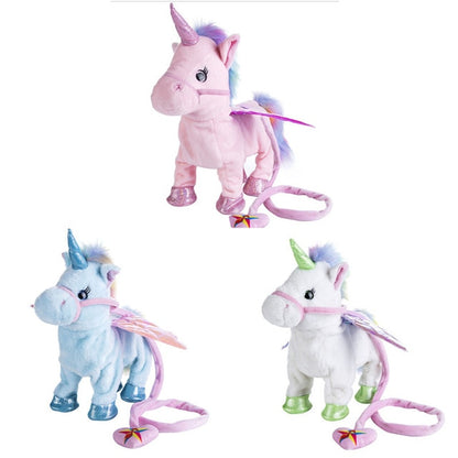 2020 1pc Electric Walking Unicorn Plush Toy